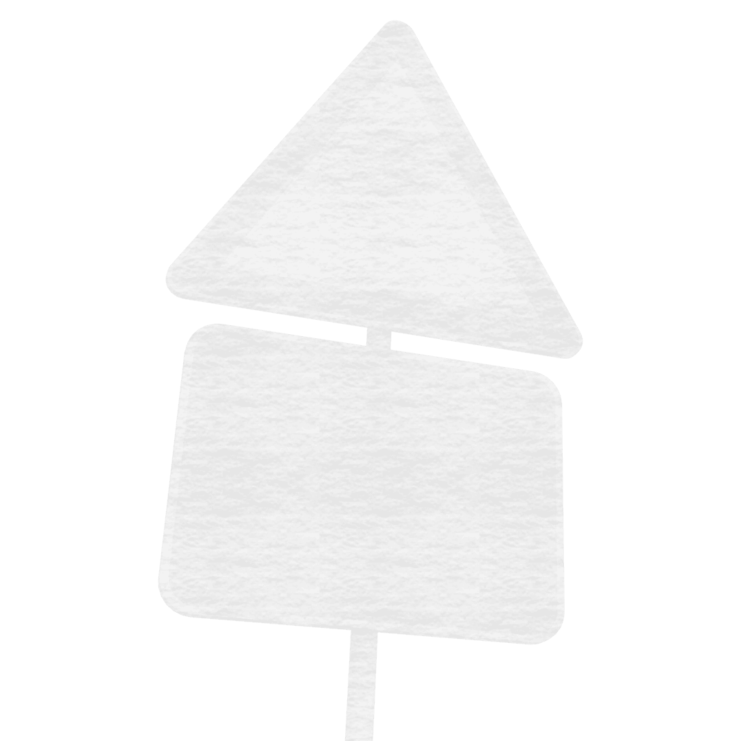 Transparent Blank Signboard for Versatile Use