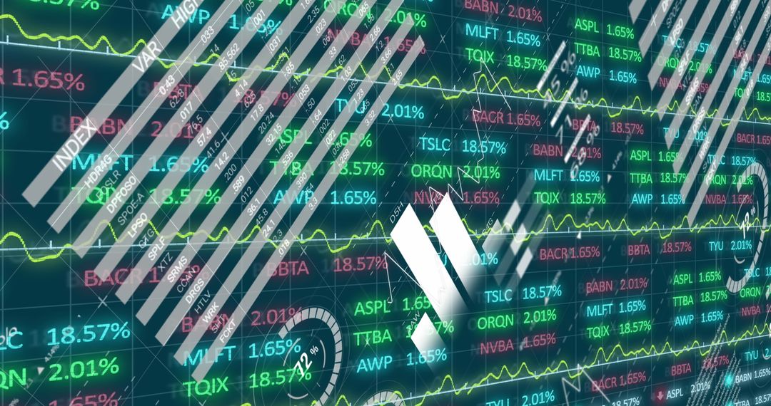 Dynamic Stock Market Ticker with Financial Graph Visualization