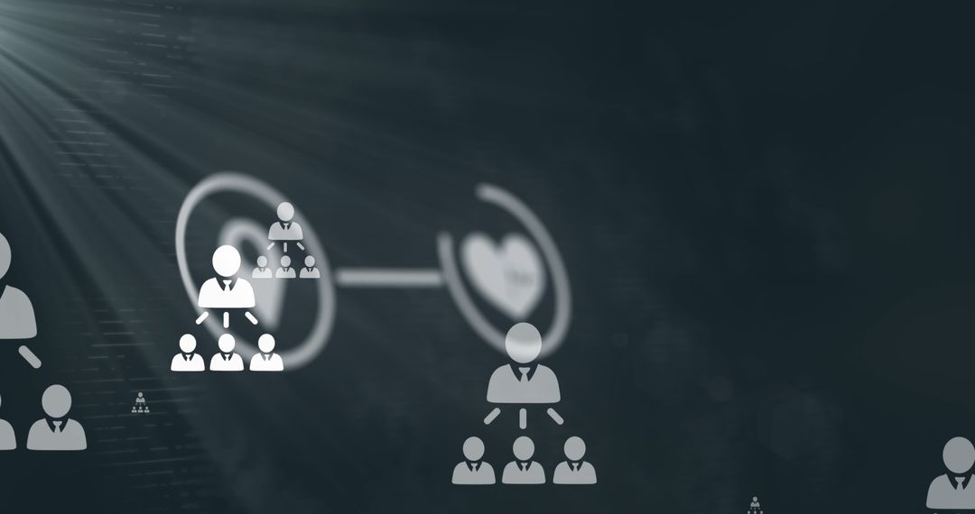 Social Media Connection and Data Sharing Concept