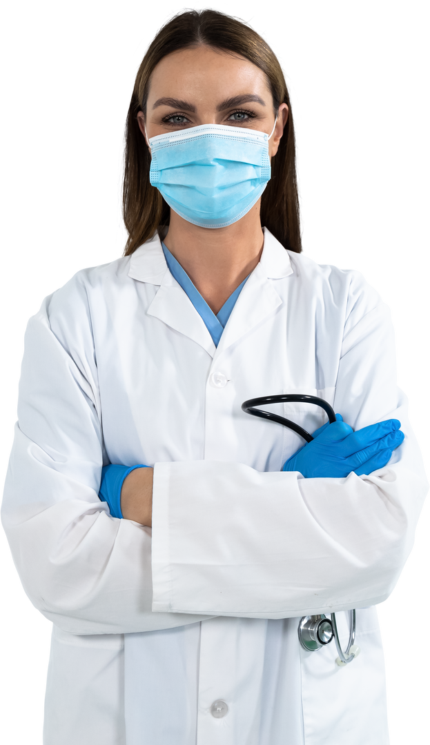 Confident Female Health Worker in Transparent Background - Download Free Stock Images Pikwizard.com