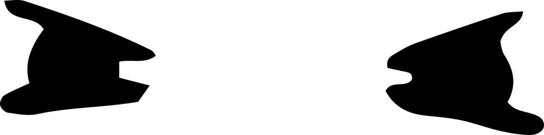 Abstract Fluid Shape Elements on Transparent Background