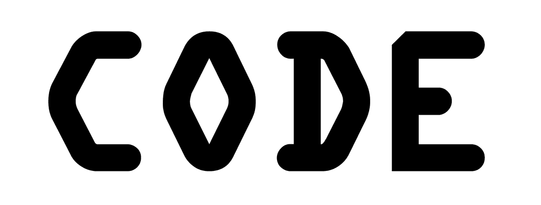 Code Text Interface on Transparent Background