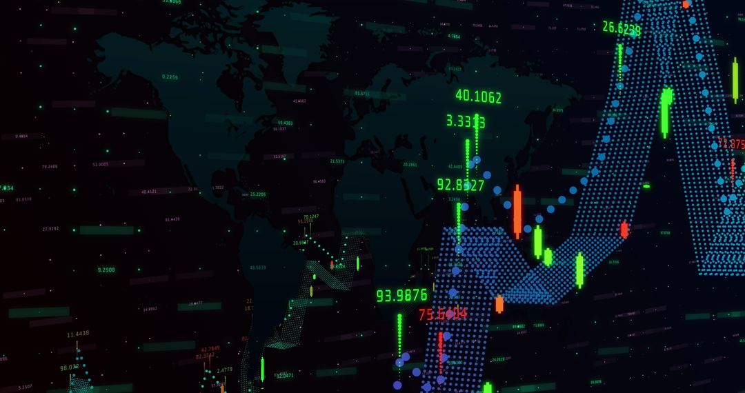 Global Financial Data Analysis with Digital Graphics