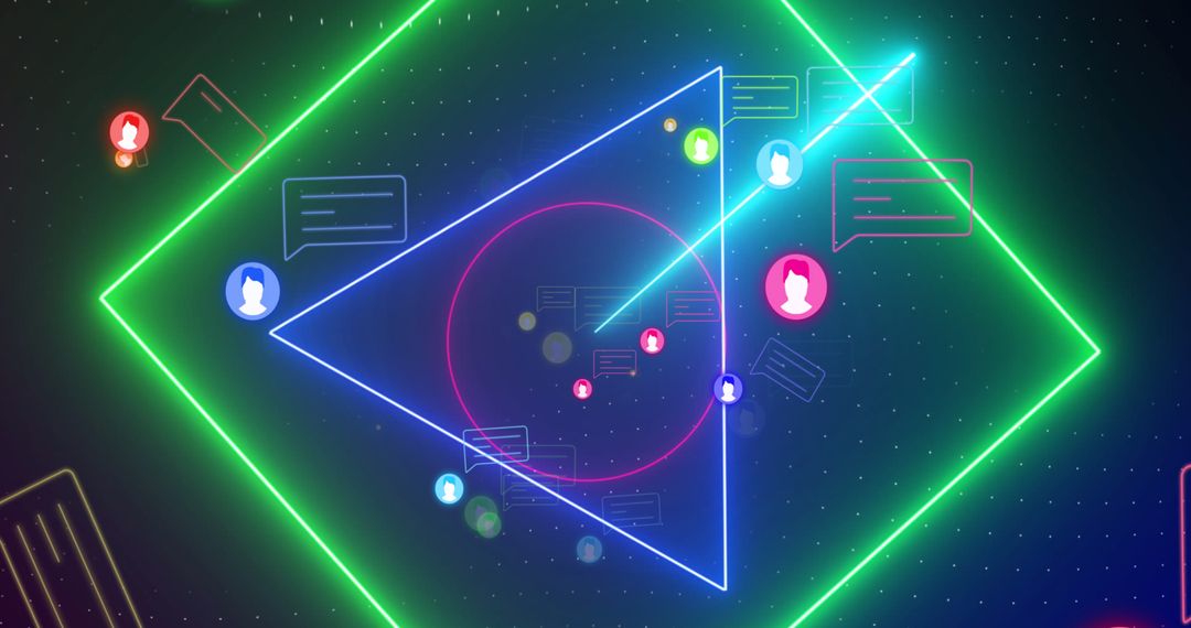 Futuristic Social Media and Communication Digital Interface