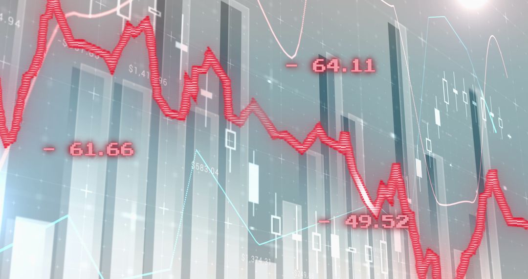 Digital Financial Data Visualization with Graph and Metrics