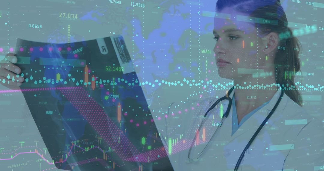 Innovative Medical Diagnostics with Data Analytics Technology Concept