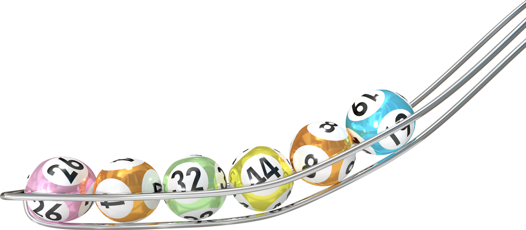 Transparent Lottery Balls in Metal Rack Isolated on White Background - Download Free Stock Images Pikwizard.com