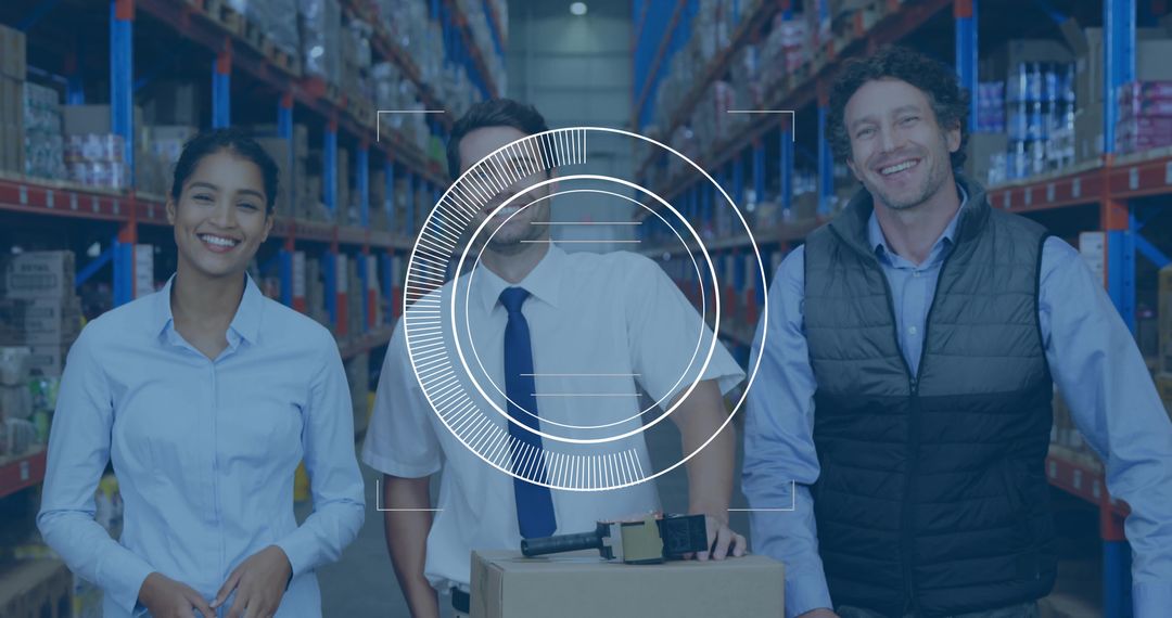 Warehouse Team in Automated Inventory Environment