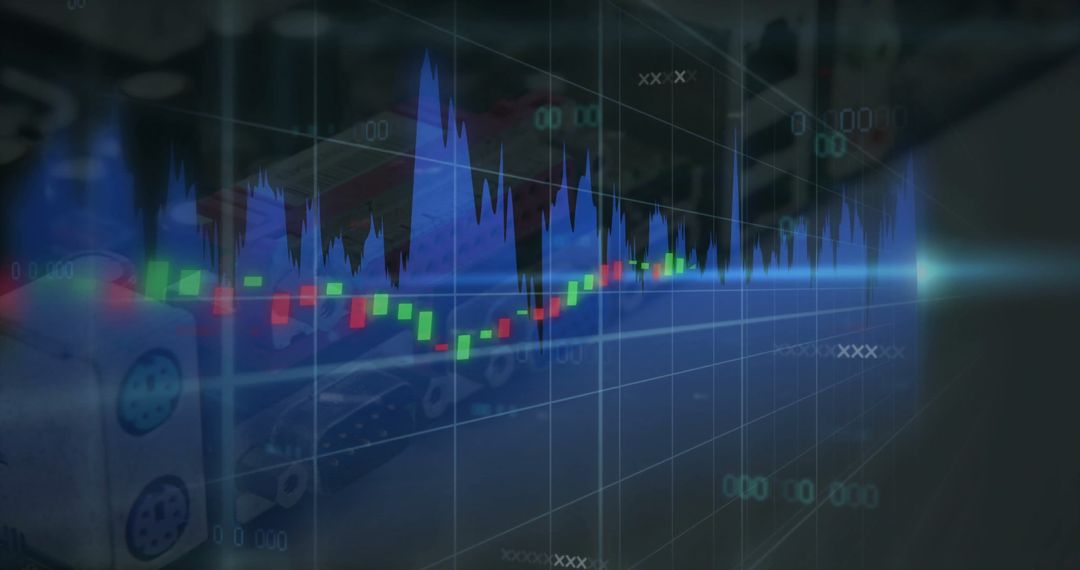 Digital Financial Data Visualization with Stock Market Charts