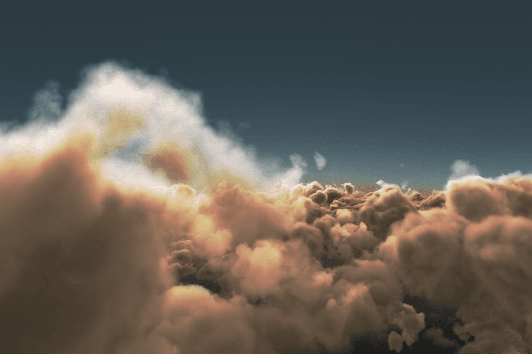 Transparent Sunset Clouds with Dramatic Sky Elegance