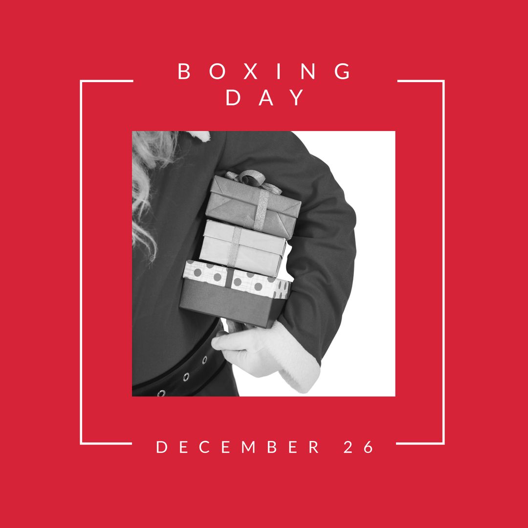 Boxing Day Shopping with Santa and Gifts