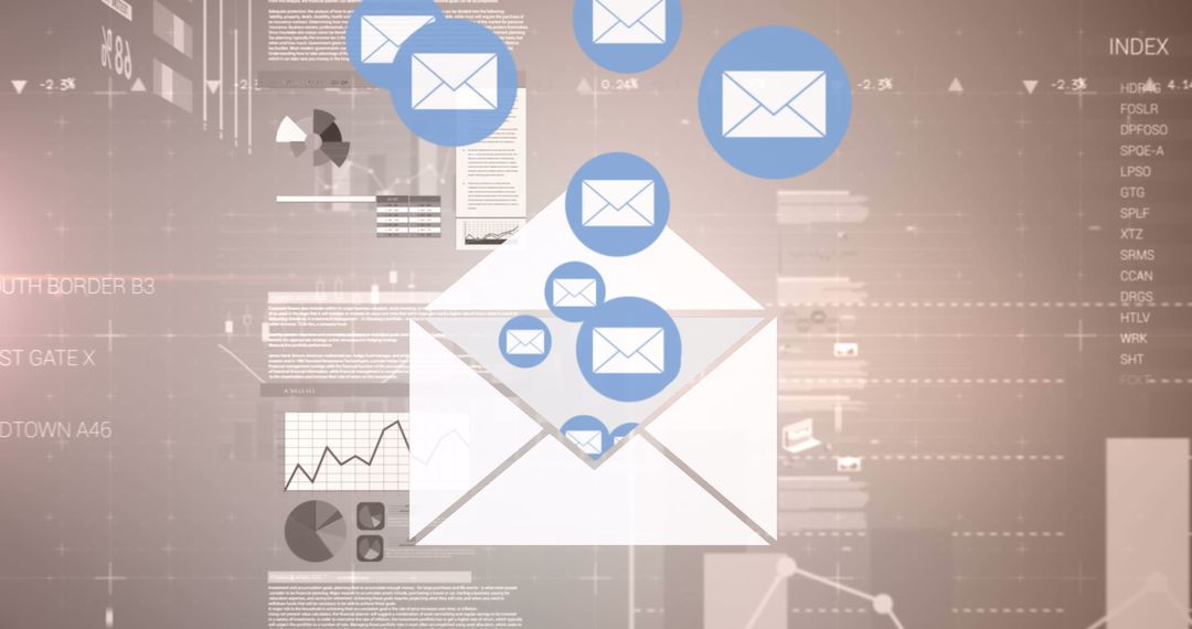 Digital Mail Processing with Financial Data Visualization