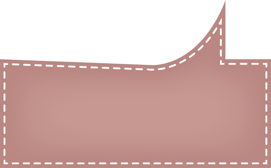 Blank Speech Bubble Illustration on Transparent Background