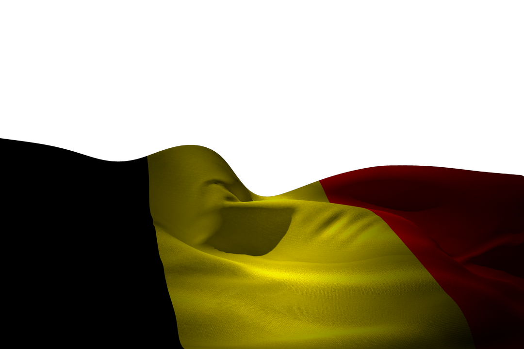 Waving Belgium Flag on Transparent Background - Download Free Stock Images Pikwizard.com