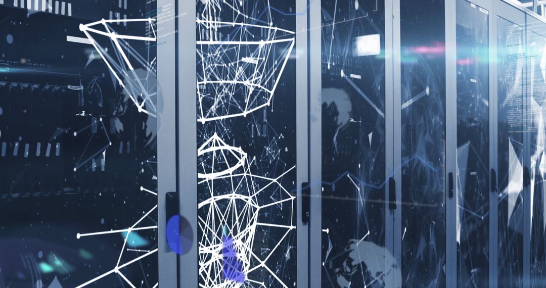 Advanced Data Technology Servers with Digital Connections