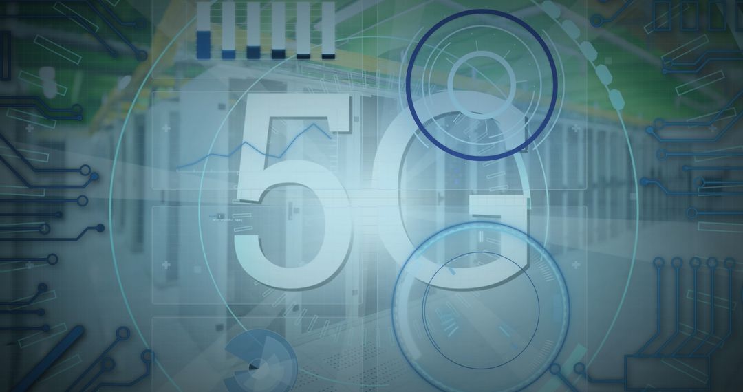 5G Network and Data Interface Conceptual Design with Servers