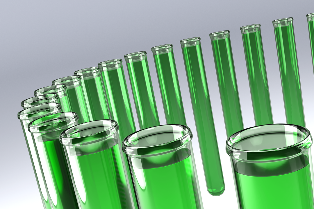 Transparent Test Tubes with Green Chemical Solution Close-Up - Download Free Stock Images Pikwizard.com