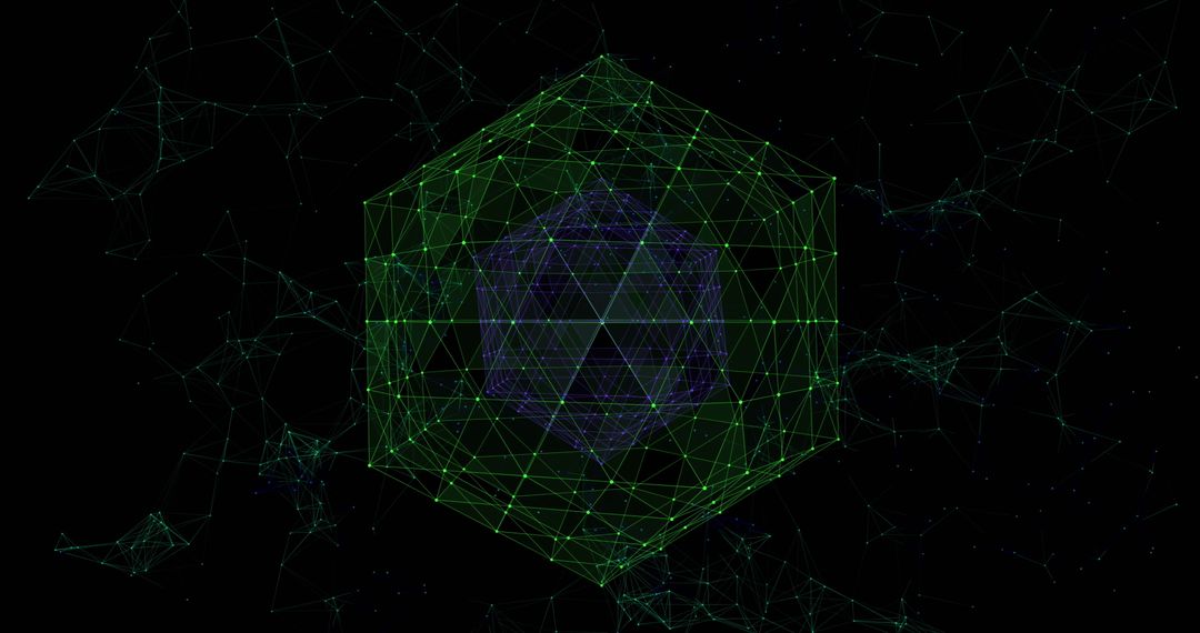 Abstract Geometric Network in Digital Space