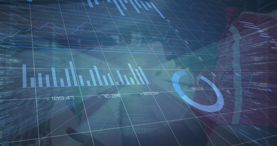 Rugby Player and Digital Data Interface Concept