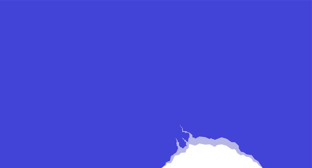 Jagged Mountain Silhouette on Transparent Background Modern Design