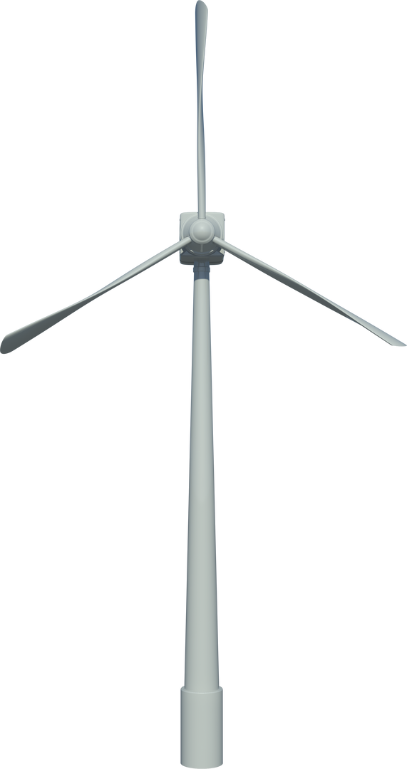 Modern Transparent Wind Turbine Islolated on White Background - Download Free Stock Images Pikwizard.com