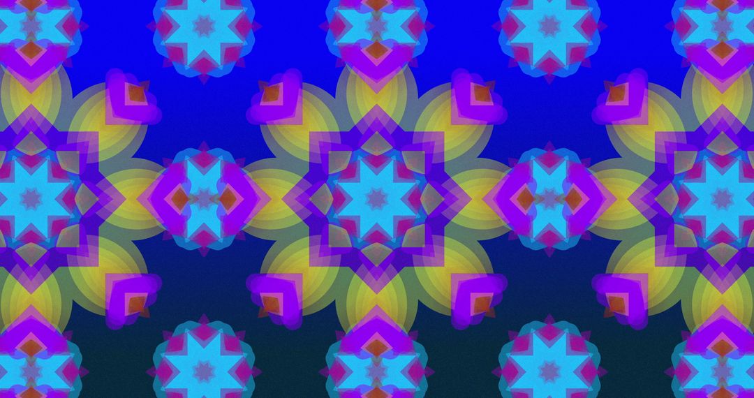 Hypnotic Geometric Kaleidoscope Pattern in Dynamic Motion