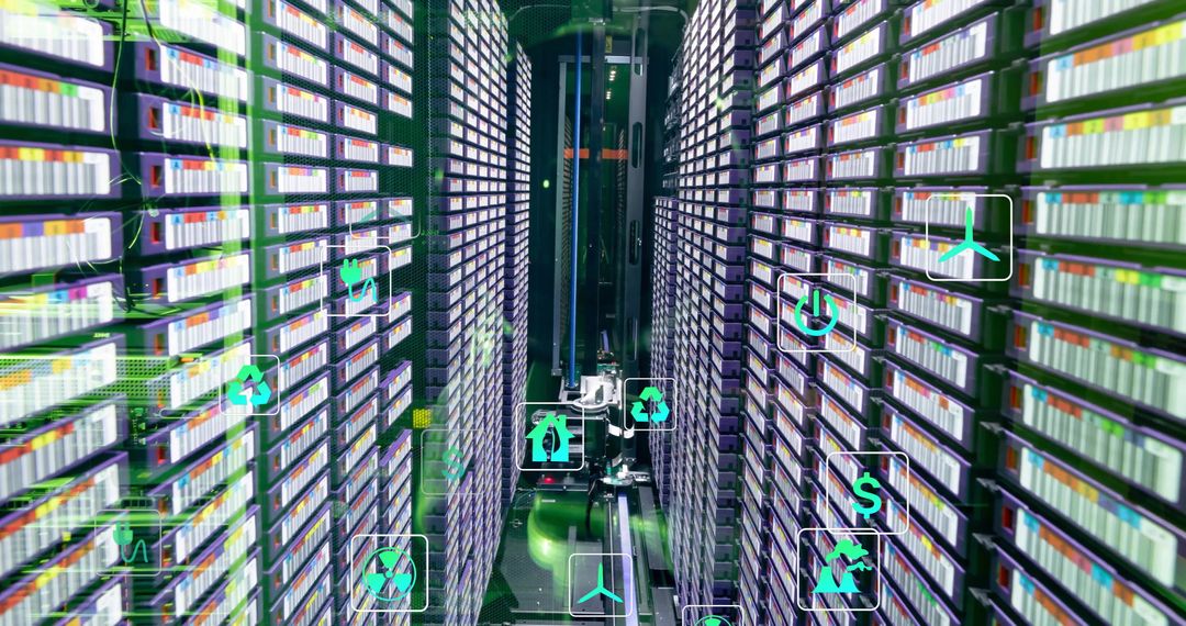 Eco-Friendly Digital Technology with Server Infrastructure