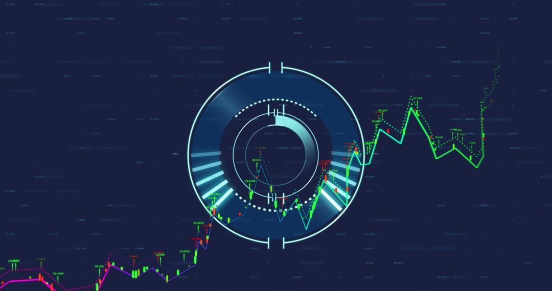 Financial Data Analysis Dynamic Interface with Virtual Radar