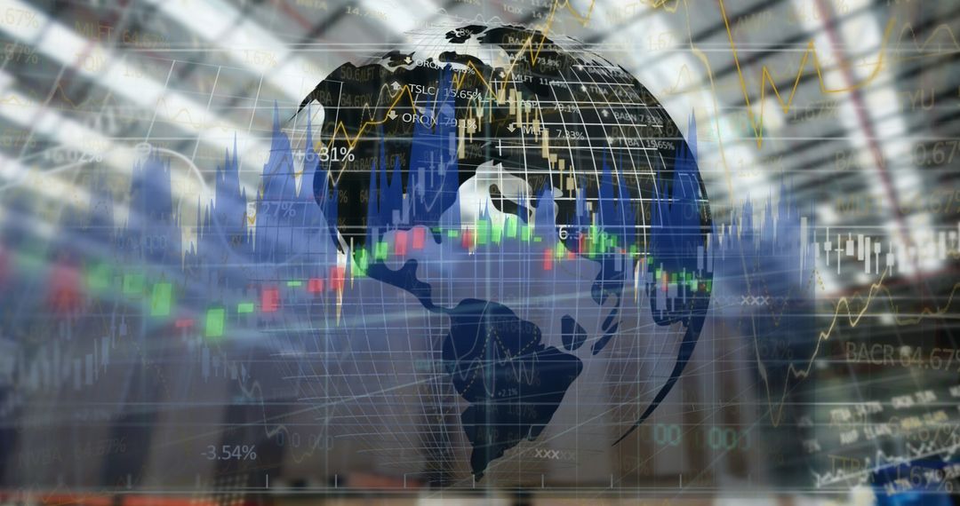 Global Shipping and Data Analytics Integration Concept