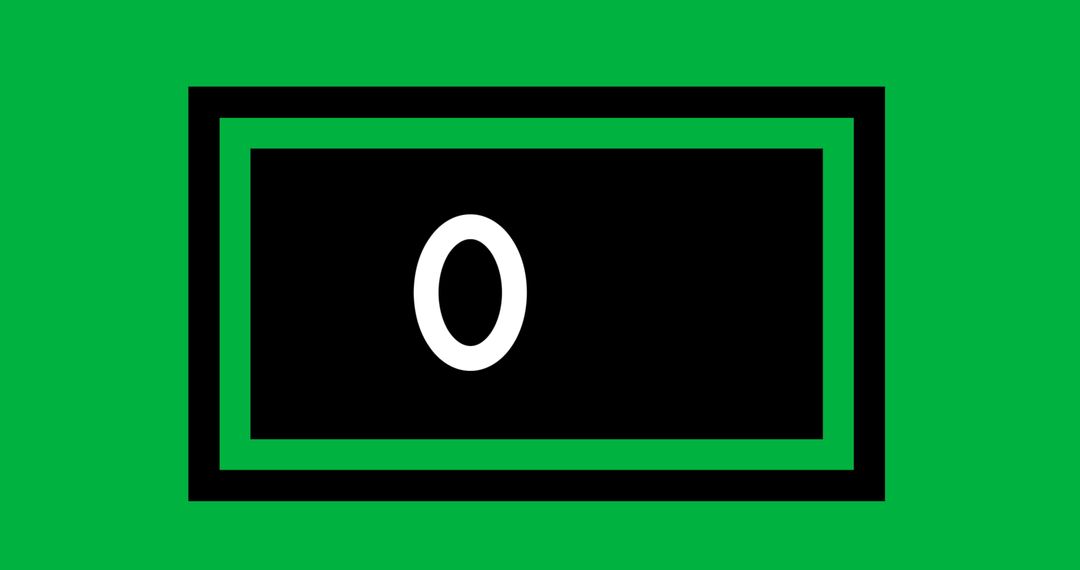 Incremental Counting Animation on Green Screen