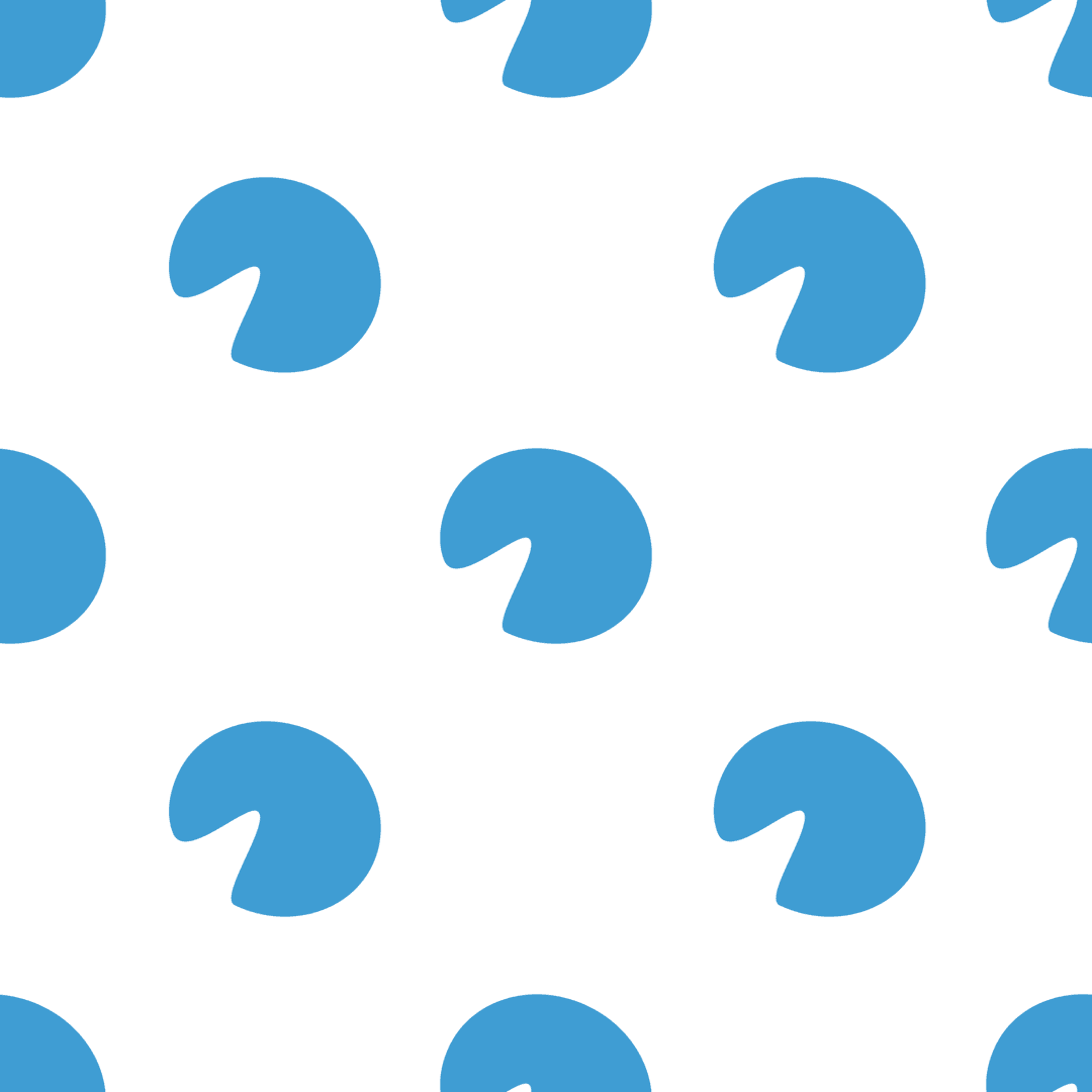 Blue Abstract Shapes on Transparent Background Art Design