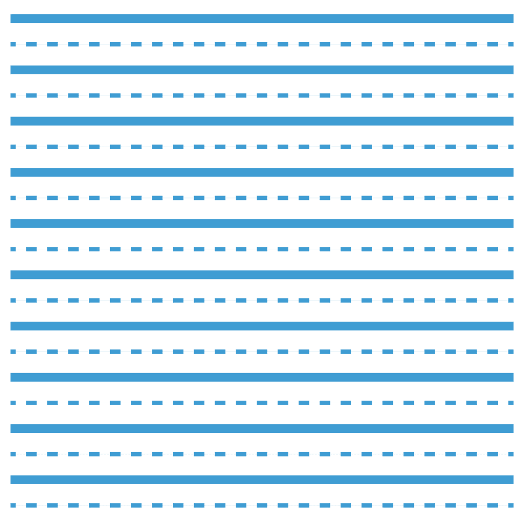 Blue Line Dot Pattern on Transparent Background