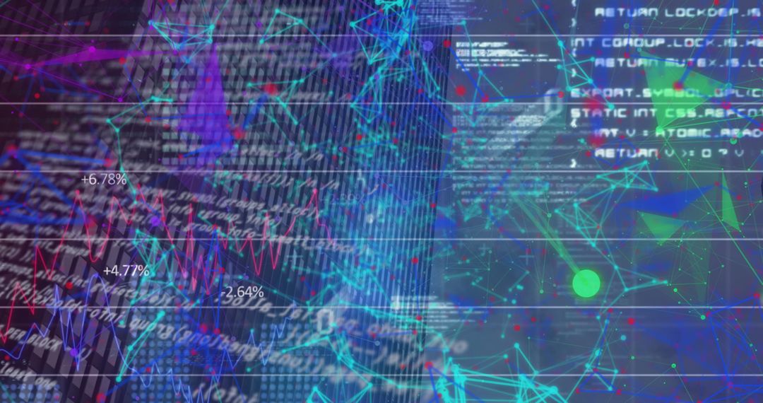 high-tech digital interface showing data and code - Free Images, Stock Photos and Pictures on Pikwizard.com