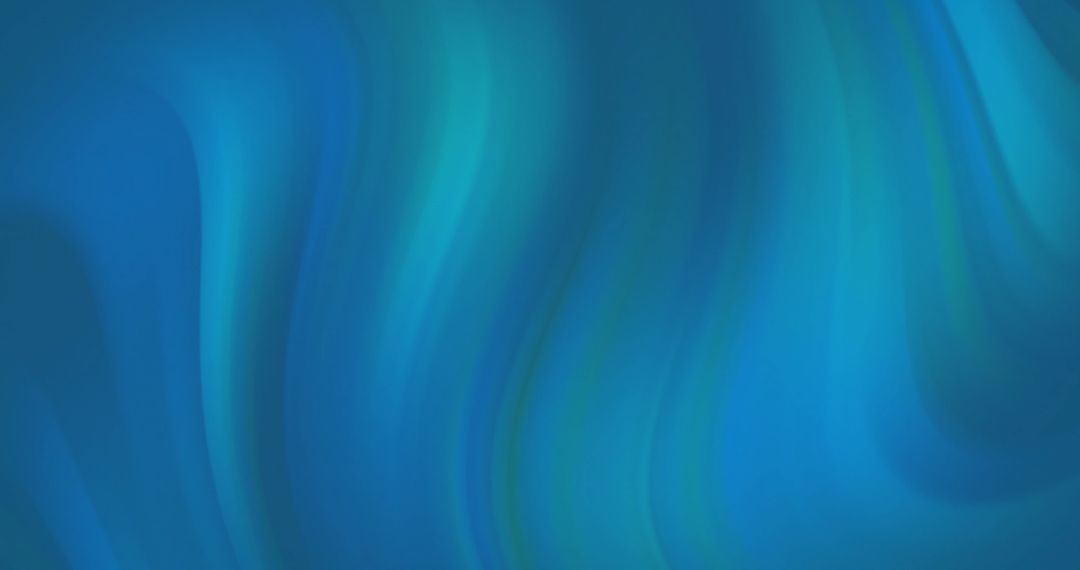 Abstract Blue Light Trails in Motion