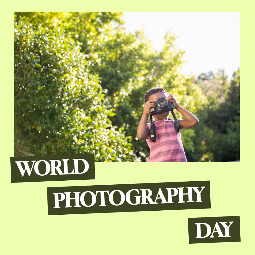 Boy Capturing Nature on World Photography Day