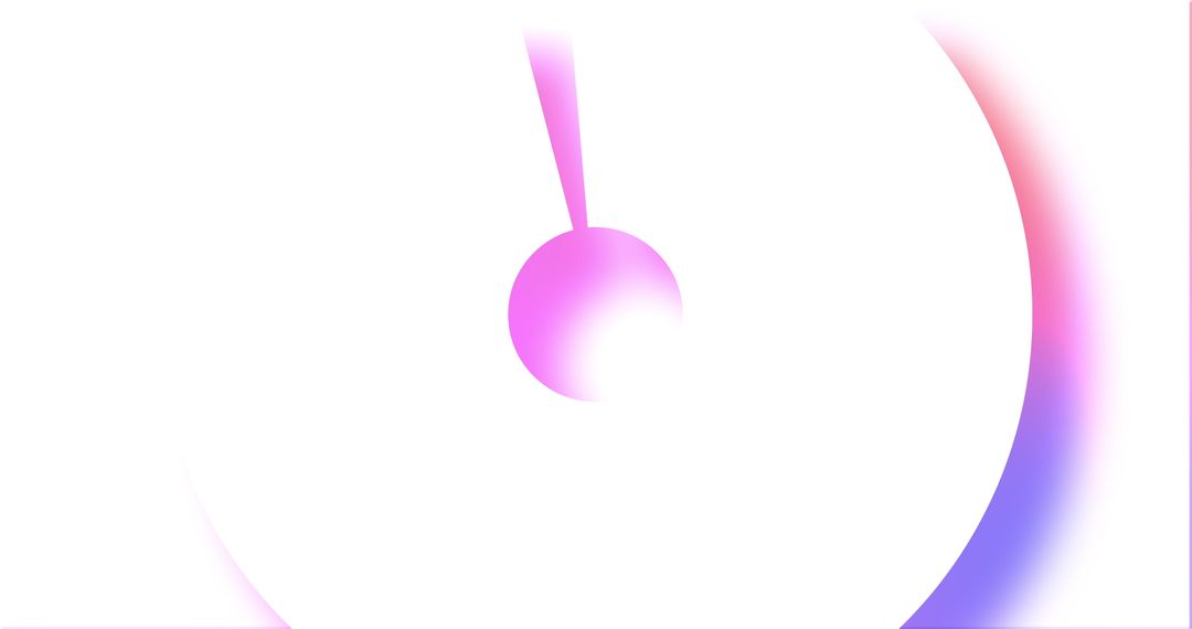 Colorful Circular Motion Abstract Design White Background