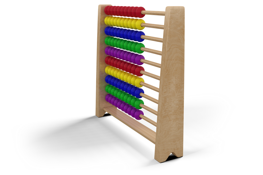 Colorful Wooden Abacus with Transparent Background for Educational and Counting Illustration - Download Free Stock Images Pikwizard.com