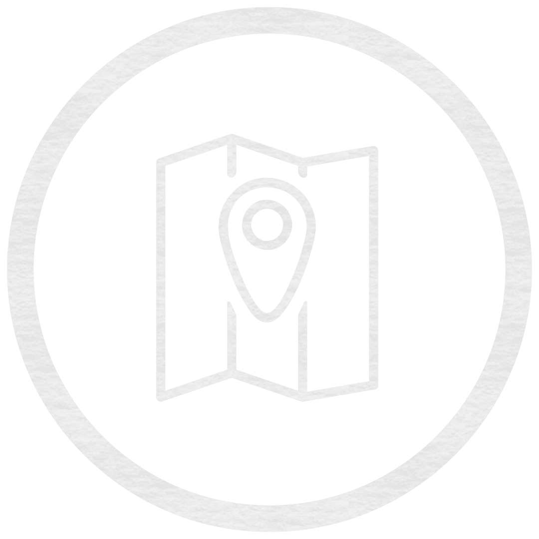 Transparent Map and Location Tag Icon for Travel Applications