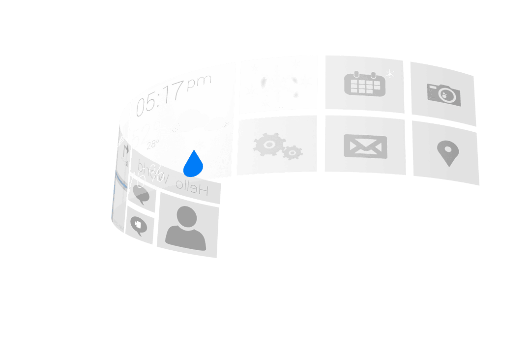 Transparent Digital Weather Interface with Tech Elements - Download Free Stock Images Pikwizard.com