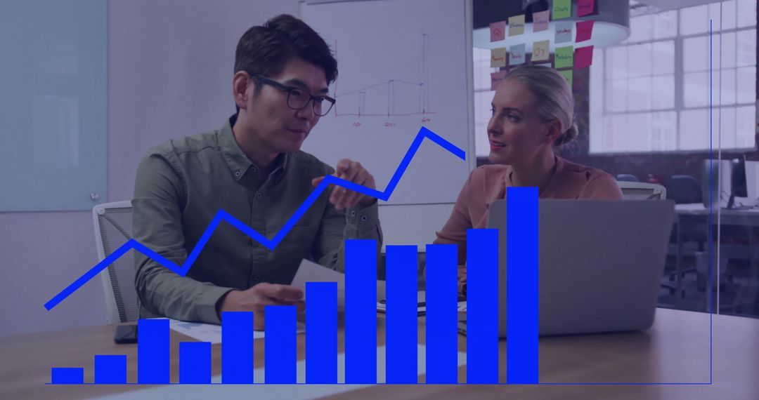 Business Analysis with Diverse Team in Modern Office