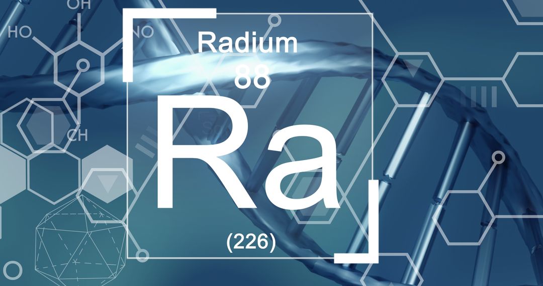 Chemical Data and DNA Structure Banner
