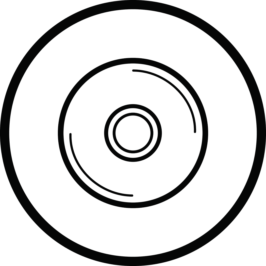 Transparent Car Wheel Vector Illustration on a Circular Background