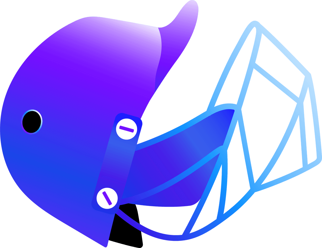 Transparent Gradient Quarterback Helmet Icon