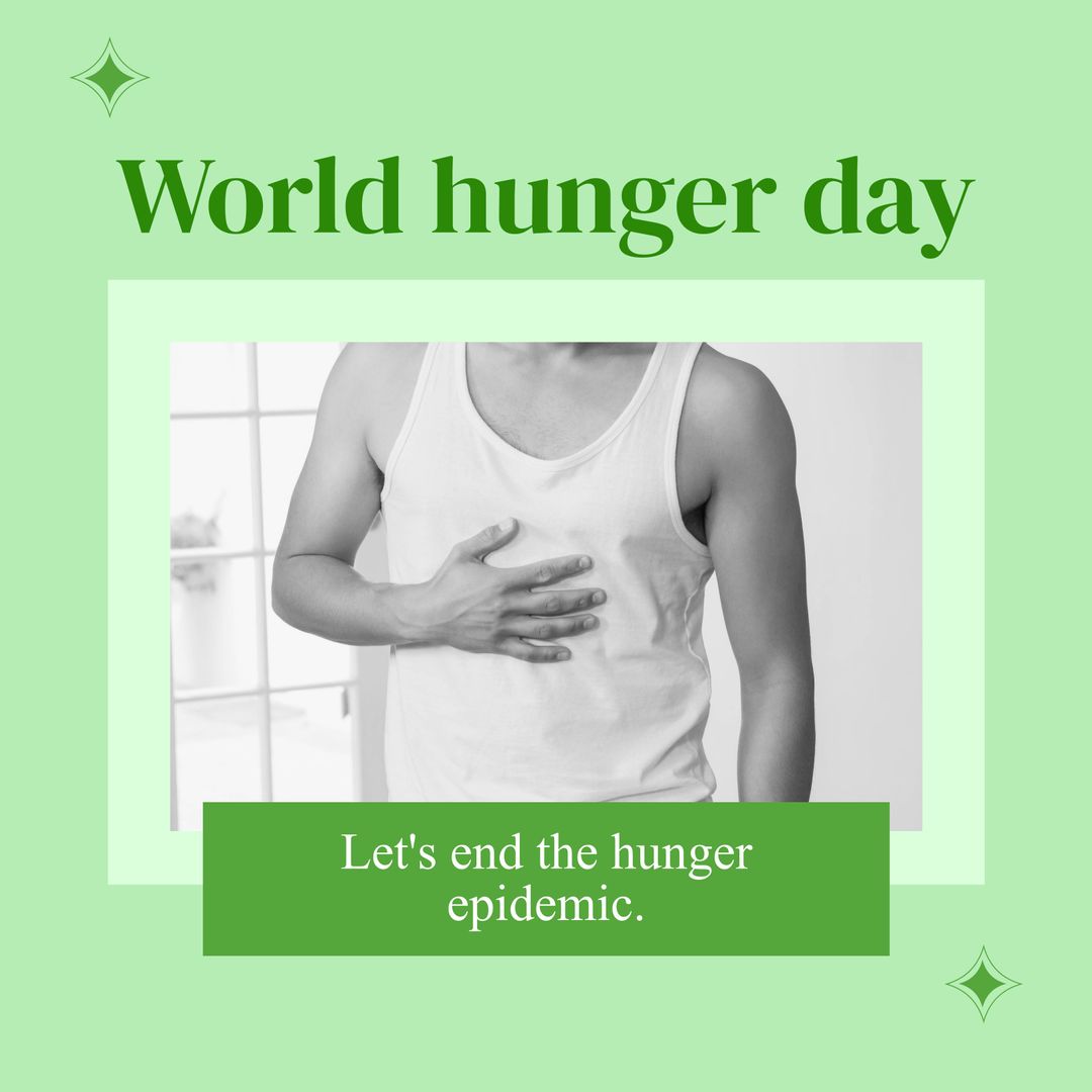 World Hunger Day Awareness Campaign Graphic