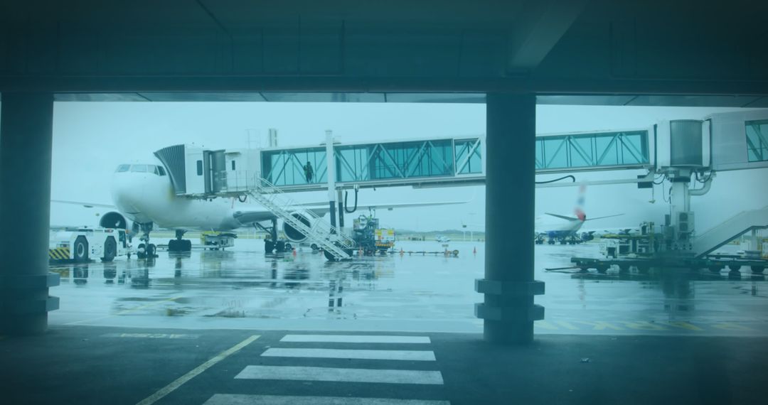 Airport Motion Sensory Digital Interface Illustration