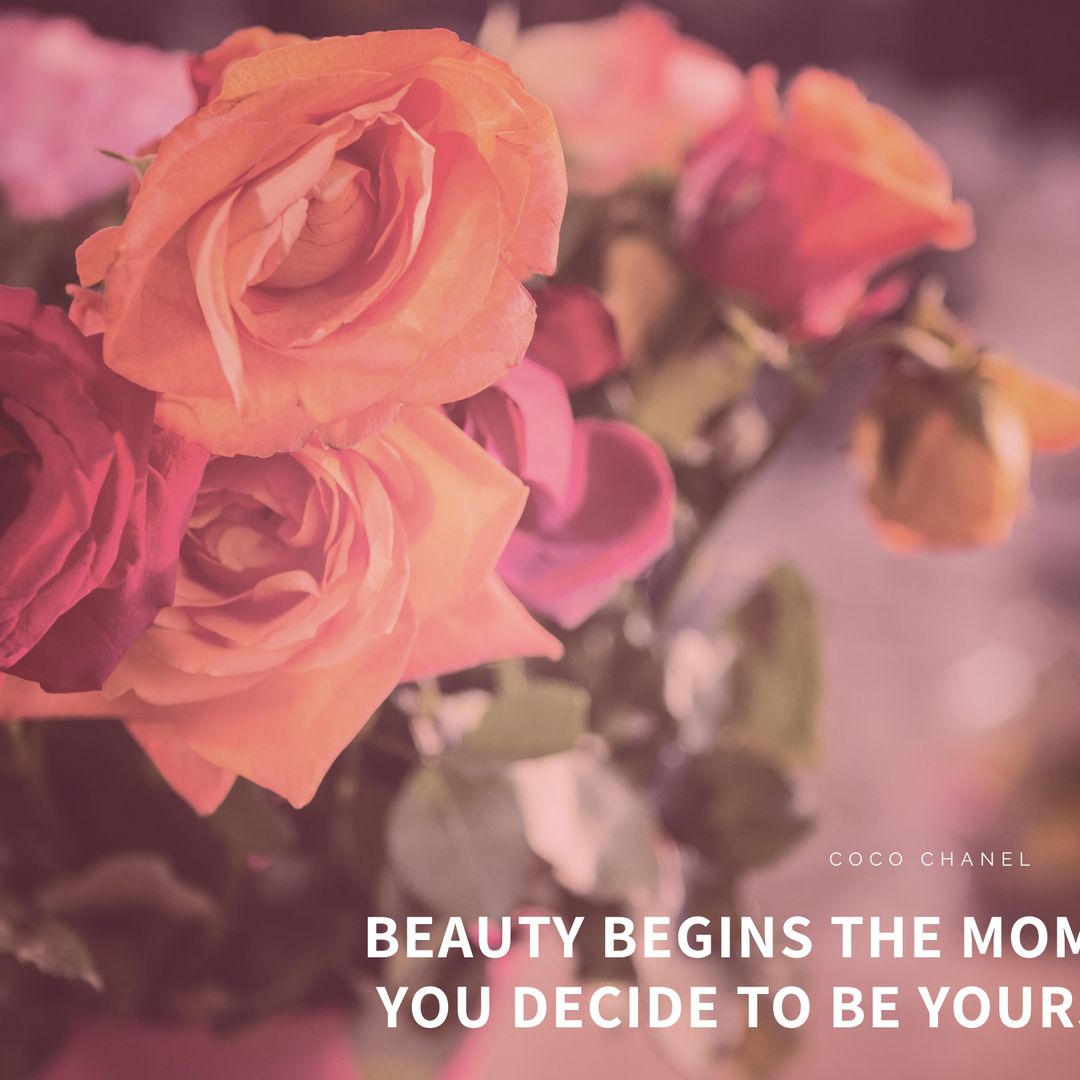 Vibrant Roses Celebrating Self-Acceptance and Beauty