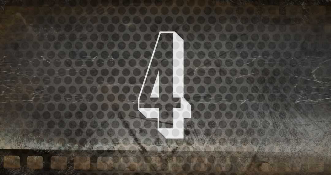 Vintage Countdown with Dramatic Grunge Overlay and Background