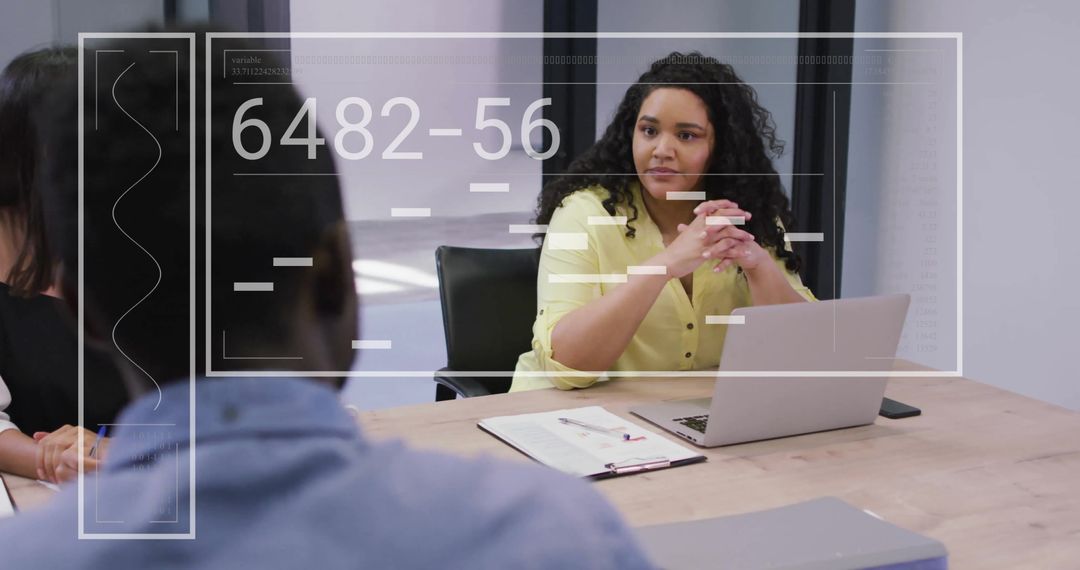 Diverse Business Team Collaborating with Data Analytics Visualization