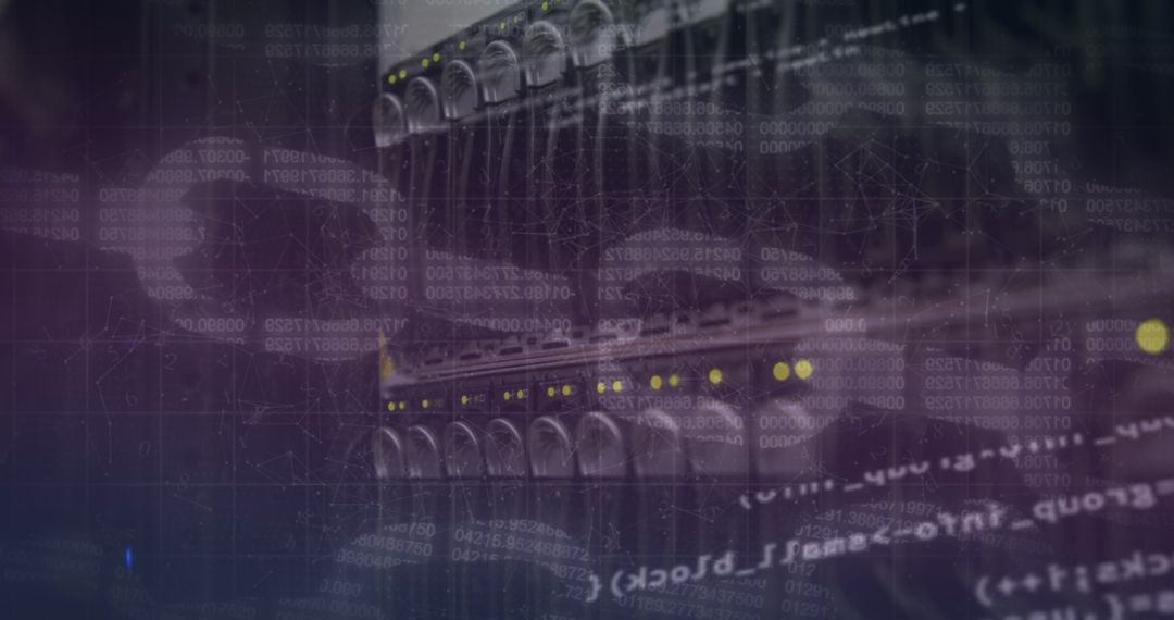 Network Server Rack and Blockchain Elements in Data Center