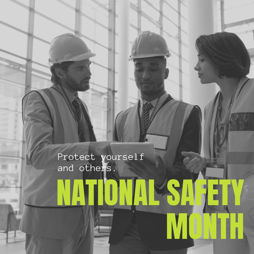 Multiracial Workers Discussing Safety During National Safety Month - Download Free Stock Templates Pikwizard.com